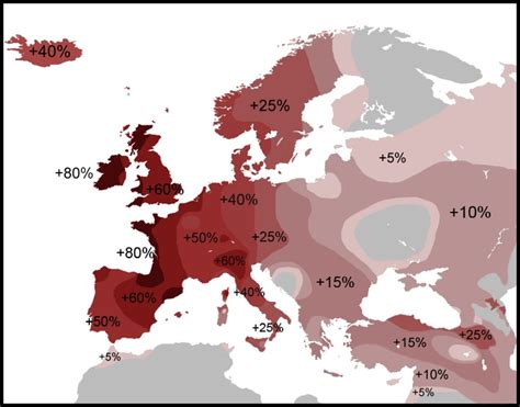 R1b1 Haplogroup Map