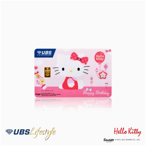 UBS Logam Mulia Sanrio Hello Kitty Birthday 0.5 Gr | UBSLifestyle ...