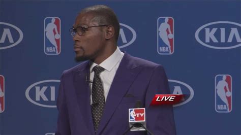 Kevin Durant's MVP acceptance speech