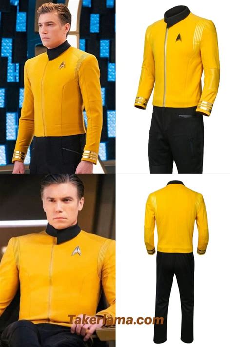 Star Trek Discovery Captain Christopher Pike Cosplay Costume Commander Uniform | Star trek ...