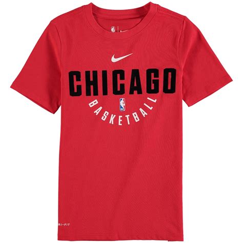 Chicago Bulls Nike Youth Elite Practice Performance T-Shirt - Red