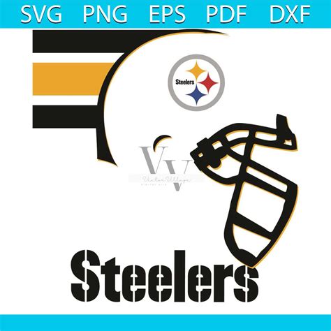 Pittsburgh Steelers Helmet Svg, Sport Svg, Helmet Svg, Strip - Inspire ...