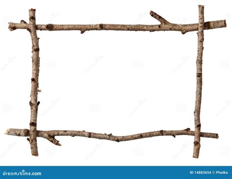 Twig frame stock photo. Image of branch, simplicity, horizontal - 14883654