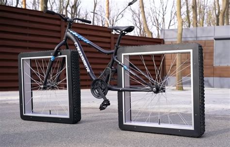 Incredible bike wheels that aren't round - Flatbike