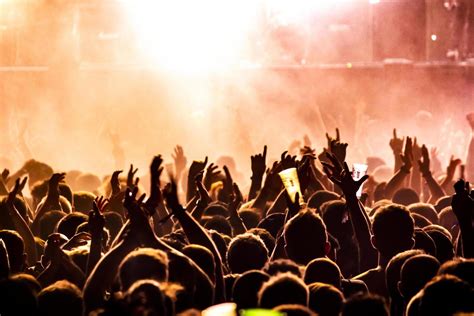 People raising their hands on a concert 1738410 Stock Photo at Vecteezy