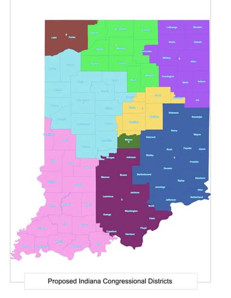 Proposed Indiana Congressional Map | PDF
