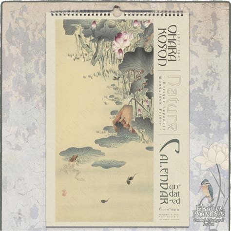 Japanese Art Perpetual Calendar for Birthday, Anniversary & Celebration ...