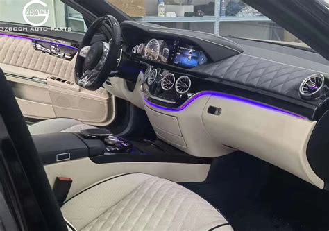 W221 Upgrade To W222 Interior For Benz W221 S600 S500 S350 Upgrade W222 W223 Maybach Air Vent ...