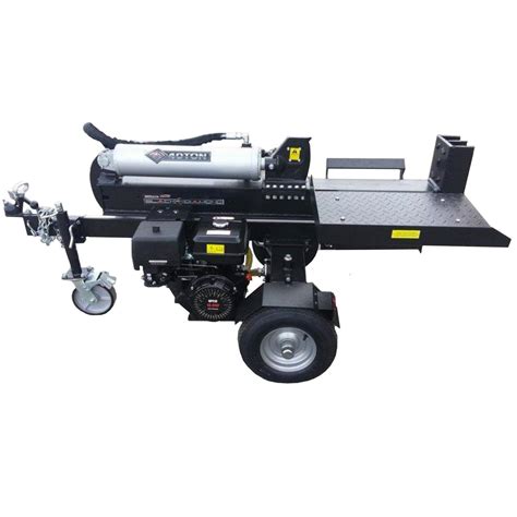 Hydraulic Log Wood Splitter Black Diamond 40 Ton Electric Start Jockey ...