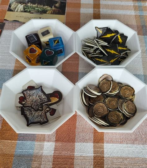 Board Game Piece Organizer/bowl/container 4 Pack - Etsy