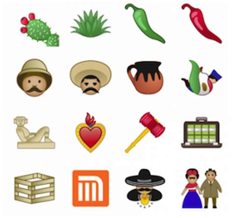 Emojis a la mexicana, diseño que representa a una cultura | paredro.com