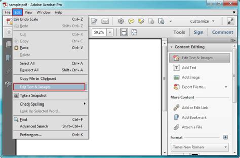 Acrobat Pdf Editor