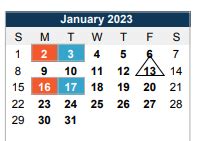 Sherwood Githens Middle - School District Instructional Calendar - Durham Public Schools - 2022-2023