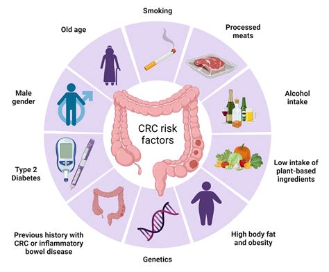 Risk Factors of colorectal cancer | BioRender Science Templates