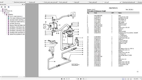 Same Tractor Frutteto 60 75 Parts Catalog