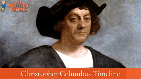 Christopher Columbus Timeline For Kids - The History Junkie