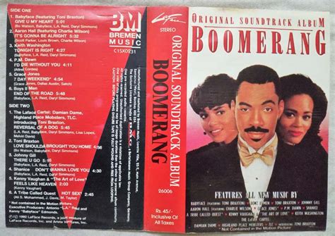 Boomerang Soundtrack Audio Cassette - Tamil Audio CD, Tamil Vinyl ...