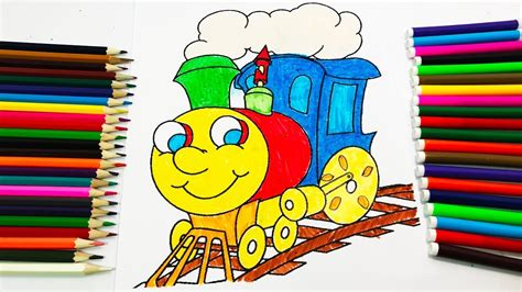 Bob The Train Colorful - Coloring Pages Bob The Train Funny For Kids ...