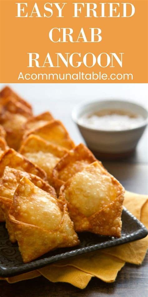 Creamy, crunchy and crabby... this Crab Rangoon recipe is an "oldie but ...