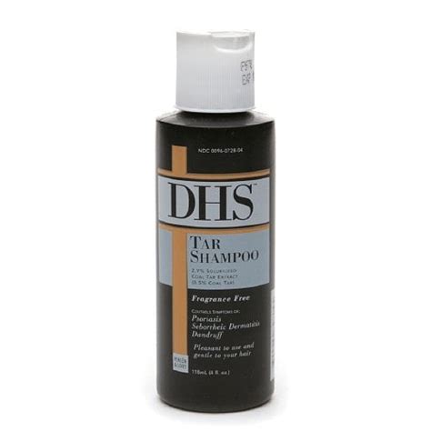 DHS Tar Shampoo Relievrs Psoriasis, Seborrheic dermatitis Dandruff, 4 ...