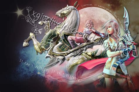 FFXIII Lightning - Wallpaper by xgivelivelove on DeviantArt