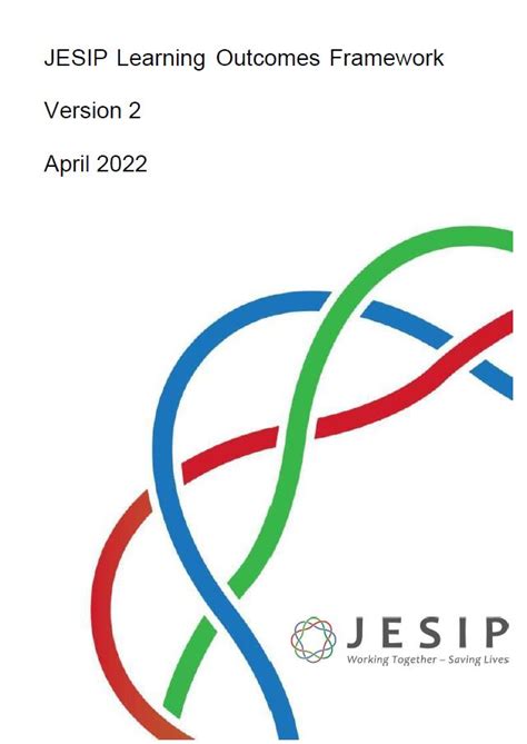 Learning Outcomes Framework - JESIP Website