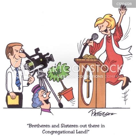 Female Preachers Cartoons and Comics - funny pictures from CartoonStock