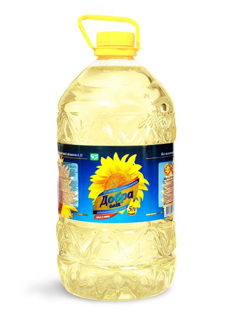 BOTTLE 5 liter Sunflower refined oil - KAISSAOIL