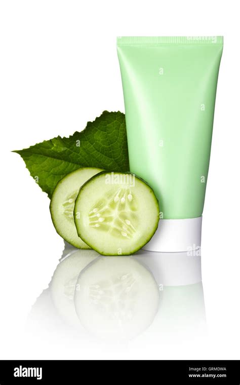 Cucumber Face Mask Stock Photo - Alamy