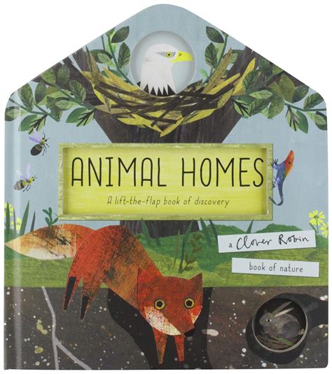 Animal Homes: A lift-the-flap book of discovery (A Clover Robin Book of Nature): 9781848578418 ...