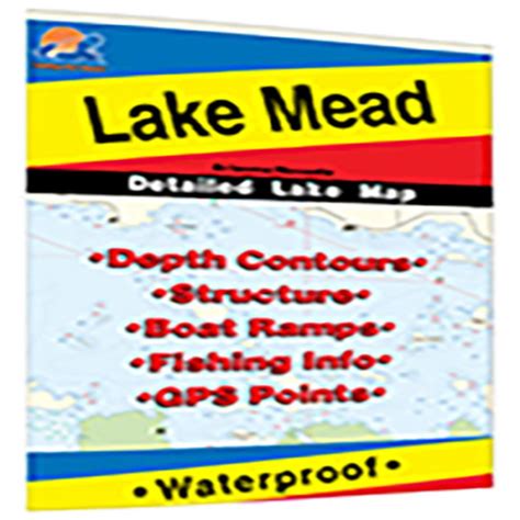 Lake Mead Fishing Map by Fishing Hot Spots | Maps.com.com