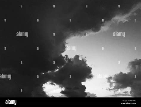 Storm Clouds Black and White Stock Photo - Alamy