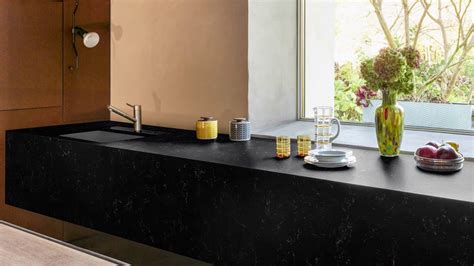 Black Corian Kitchen Countertops – Things In The Kitchen