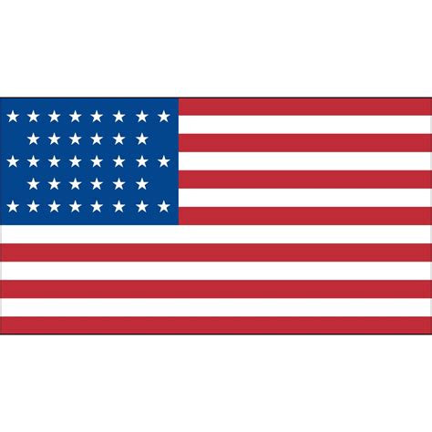 36 Star U.S. Flag 4 x 6ft. for Indoor and Outdoor Use