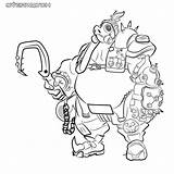 Genji From Overwatch Coloring Pages  Free Printable sketch template