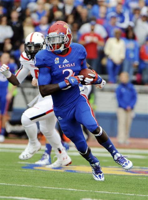 2013 Kansas All Blue Uniform with Red Helmet | Kansas jayhawks football ...