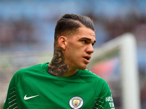 Manchester City goalkeeper Ederson has only one more goal left to achieve this season - to score ...