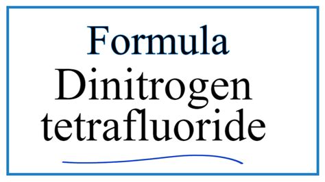 Dinitrogen Tetrafluoride Lewis Structure