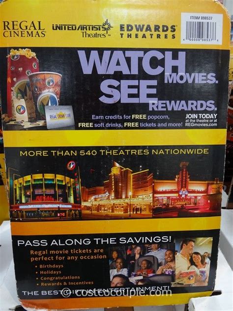 Regal Cinemas Movie Ticket Gift Card