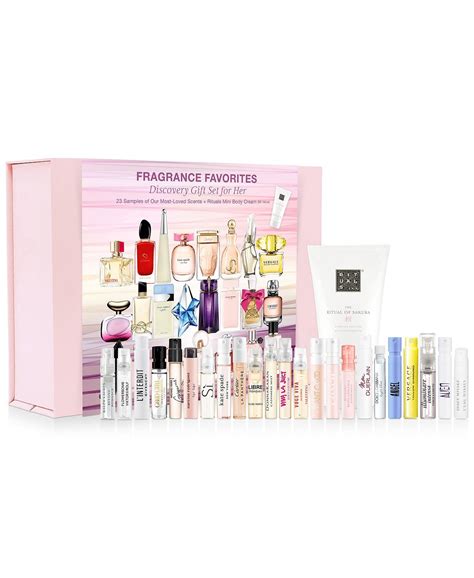 Created For Macy's 23-Pc. Fragrance Favorites Discovery Sampler Gift Set For Her, Created for ...