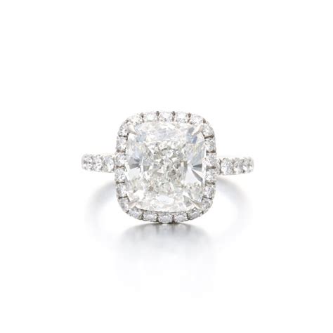 Harry Winston Platinum And 3.03ct Diamond Engagement Ring Available For ...