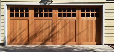 Full Custom Wood Garage Doors by Elegant