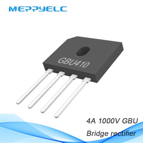 Glass Passivated Bridge Rectifiers 4A/1000V GBU410 - China Bridge ...