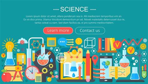 Horizontal banner with scientist laboratory workplace - Download Free Vectors, Clipart Graphics ...