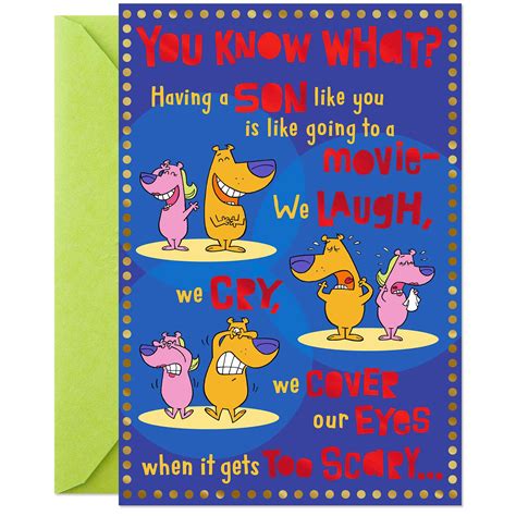 Like a Movie Funny Birthday Card for Son - Greeting Cards - Hallmark