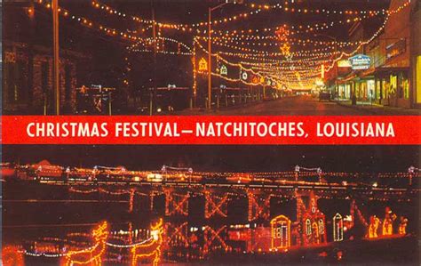 *Postcard Gems: Christmas Festival - Natchitoches, Louisiana