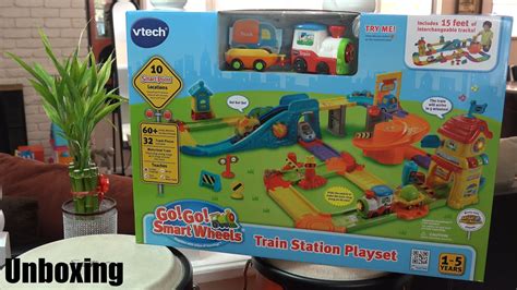 Go Go Smart Wheels Train Station Playset by VTECH Unboxing & Playtime 1 ...