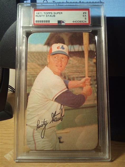 Auction Prices Realized Baseball Cards 1971 Topps Super Rusty Staub