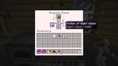 Minecraft: How to make Potion of Invisibility - YouTube