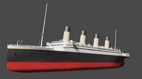 Titanic's 3D model made in Blender : r/titanic